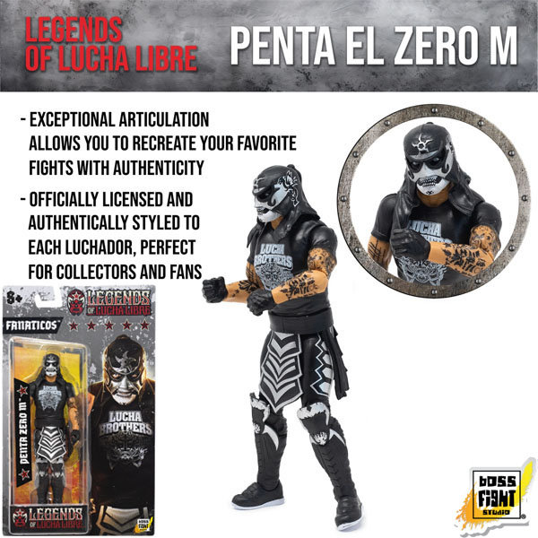 Boss Fight Studio Legends of Lucha Libre Fanaticos Penta Zero M Action Figure